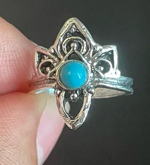 Turquoise stone girl ring size 4.5 thumbnail 8