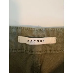 PacSun Low Rise Baggy‎ Jeans Olive Green Wide Leg Denim Pants Womens 28 thumbnail 5