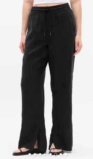 Athleta Retreat Linen High Rise Wide Leg Pant thumbnail 1