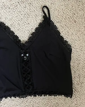 Buckle Cropped tank top blouse thumbnail 2