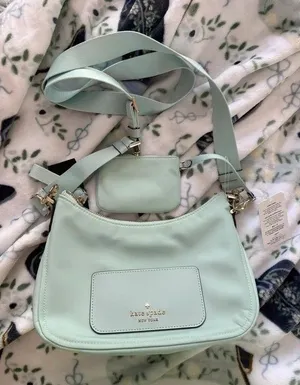 NWT Kate Spade Chelsea Nylon Crossbody -Blue Glow thumbnail 1