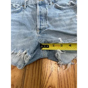 Agolde Parker Vintage Cut Off Jean Short In Swapmeet Size 27 thumbnail 8