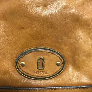 FOSSIL leather purse crossbody bag thumbnail 2