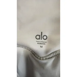 Alo Yoga Pleated Tennis Skirt with Built-in Shorts Light Gray W0366R Size M thumbnail 6
