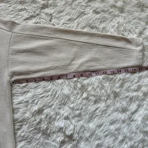 Madewell Top Striped Jacquard Funnelneck Long Sleeve Cream XS thumbnail 13