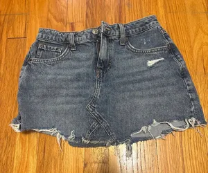 Forever 21 Jean Mini Skirt Denim thumbnail 1