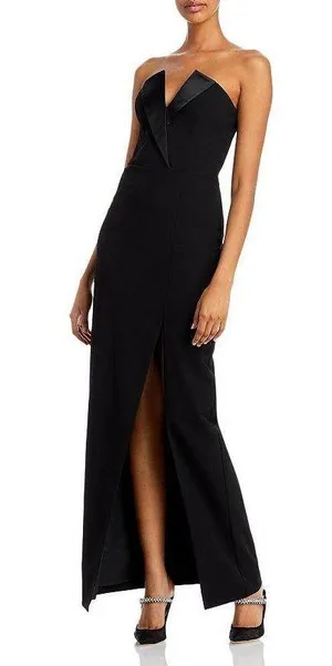 Aidan Mattox Aidan By Tuxedo Dress thumbnail 1