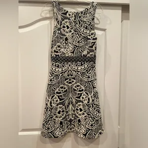Anthropologie Ett Twa Valery Floral Jacquard Structured Knit Dress Size S thumbnail 4
