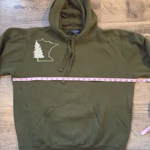 Oversized MINNESOTA Hoodie with hidden beer koozie pocket thumbnail 4