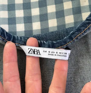 Zara denim top thumbnail 3