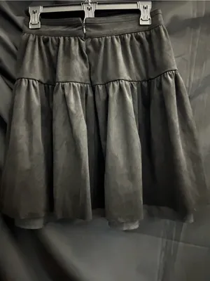 Yakira Bella Black Tiered Gia Skater Skirt XS NWT thumbnail 2