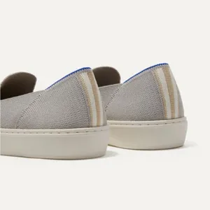 Rothy’s The Original Slip On Sneaker in Light Grey Sz 8 thumbnail 2