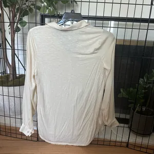 last chance Dolan Cream Button Down Shirt with Notched Collar thumbnail 7