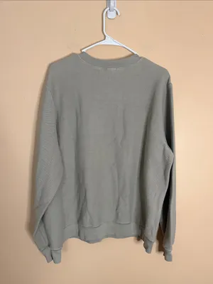 Lands' End Grey Crewneck Sweatshirt thumbnail 4