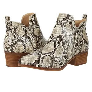 MIA Snakeskin Pointed Toe Short Heel Ankle Bootie‎ Boots Size 8. B67 thumbnail 2