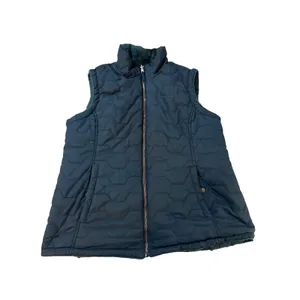 FREE COUNTRY Reversible Vest Teal Green‎ Size Large Full Zip Fur Water Resistant thumbnail 2