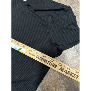 Vintage DKNY Medium Womens Top Tee Black Stretch Short Sleeve 90s Grunge Shirt thumbnail 4