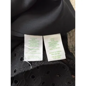 Lilly Pulitzer Novella Eyelet Lace Sleeveless Swing Dress Size XS‎ Onyx Black thumbnail 6