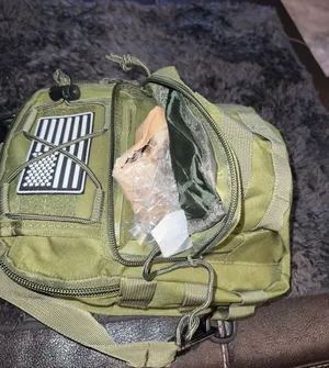 Tactical Shoulder sling Carrier Bag. Green thumbnail 3