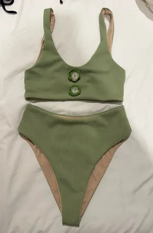 Maiyo London Green Flower Bikini thumbnail 1