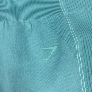 Gymshark Leggings Womens Small Teal High Waist Seamless Yoga Pants Athletic‎ thumbnail 3