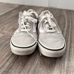 Unisex Vans Gray /Off White Sueden Lace Up Sneaker Shoes Womens :7 Mens:5.5 thumbnail 10