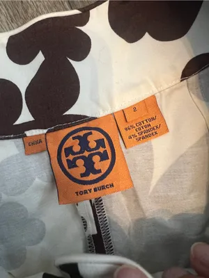 Tory Burch brown printed dress size 2 thumbnail 12