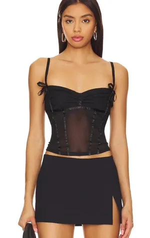 Lioness Iconic Cami in Onyx thumbnail 1