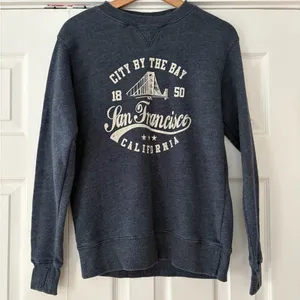 City by the Bay San Francisco‎ Ocean Beach Sweatshirt Size Small EUC thumbnail 1