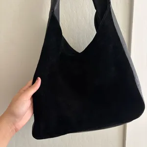 Apatchy London the Henry black leather and suede hobo bag thumbnail 6