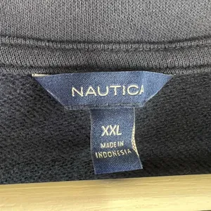 Nautica XXL Sweater Quarter 1/4‎ Zip Pullover Women's Navy Blue Nautical Preppy thumbnail 5