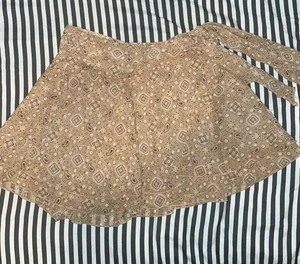 Aerie tan wrap skirt thumbnail 1
