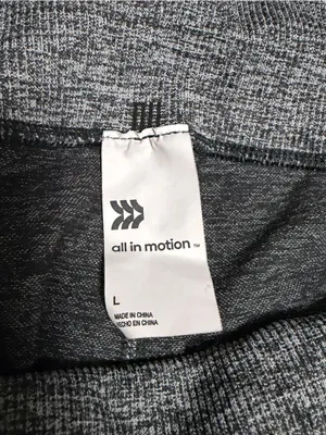 All in Motion High Rise Breathable Knit Leggings Heather Gray Size Large thumbnail 4