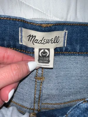 Madewell High Rise Denim Mid Length Jean Shorts thumbnail 4
