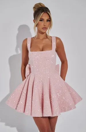 Babyboo Dorothy Mini Dress – Blush thumbnail 1