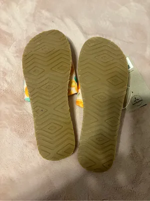 TOMS Earthwise Citrus Print Slide Sandals Orange Fruit Women’s Size 8 NWT thumbnail 6