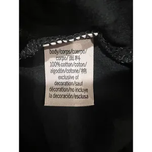 Victorias Secret women’s Black VS Silver Logo Short Sleeve Top Shirt Medium thumbnail 6