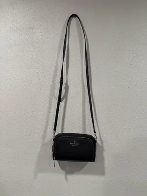 Kate Spade New York Leather Crossbody Bag Dual Zip Around thumbnail 2