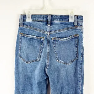 ABERCROMBIE & FITCH The Ankle Straight High Rise Button Fly Jeans Size 26 Casual thumbnail 7