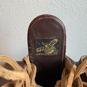 Freebird by Steven Jojo Brown Leather Ankle Boots thumbnail 8