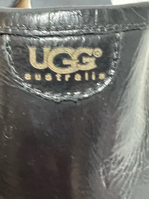 Uggs vintage Black Leather Studded Clog Heels - Women thumbnail 8