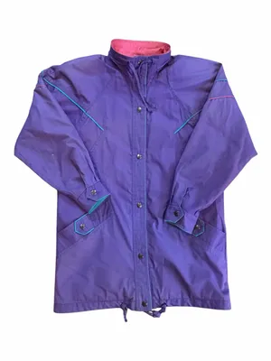 Vintage Purple Jacket with Pink Lining thumbnail 1