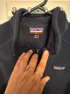 Patagonia Navy Blue Fleece Vest thumbnail 4