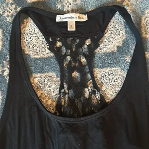 Abercrombie tank maxi dress racerback lace back Large unlined stretchy L thumbnail 4