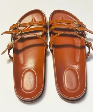Jcrew Women's Double-Strap Slide Sandals with Buckles Sz 8 thumbnail 1