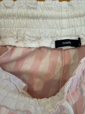 bassike Striped Cotton Linen Pants thumbnail 9