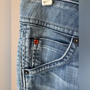 Hudson Jeans Vintage Women’s Double Button Bootcut Light Denim Jeans Size‎ 27 thumbnail 11