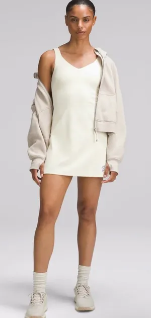 Lululemon Align Dress X Peloton Butter Cream size 4 NEW thumbnail 1
