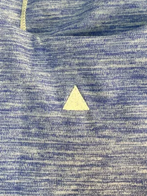 Vitality Cloud II Cropped Racerback Tank Blue thumbnail 3