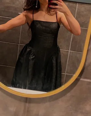 Lulus Black Corset Gown thumbnail 3